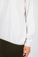 Load image into Gallery viewer, MARLOW MERINO CREW NECK KNIT IVORY