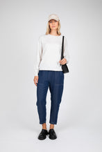 Load image into Gallery viewer, MARLOW MERINO CREW NECK KNIT IVORY