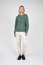 Load image into Gallery viewer, MARLOW CLOUD CREW NECK KNIT OLIVE MARLE
