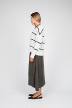 Load image into Gallery viewer, MARLOW HAZE CARDIGAN IVORY STRIPE
