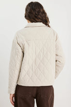 Load image into Gallery viewer, AMONG THE BRAVE ABSOLUTE PUTTY COLLARED QUILTED JACKET