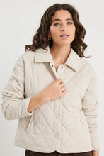 Load image into Gallery viewer, AMONG THE BRAVE ABSOLUTE PUTTY COLLARED QUILTED JACKET