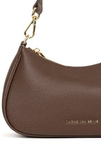 Load image into Gallery viewer, COMING TOMORROW | AMONG THE BRAVE ADORE DARK CHOCOLATE LEATHER DOUBLE STRAP SMALL SHOULDERL BAG