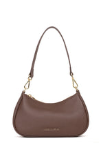 Load image into Gallery viewer, COMING TOMORROW | AMONG THE BRAVE ADORE DARK CHOCOLATE LEATHER DOUBLE STRAP SMALL SHOULDERL BAG