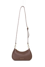 Load image into Gallery viewer, COMING TOMORROW | AMONG THE BRAVE ADORE DARK CHOCOLATE LEATHER DOUBLE STRAP SMALL SHOULDERL BAG