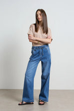 Load image into Gallery viewer, DRICOPER ALORA RODEO BLUE LOOSE PANTS
