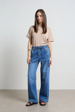 Load image into Gallery viewer, DRICOPER ALORA RODEO BLUE LOOSE PANTS