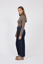 Load image into Gallery viewer, MARLOW THE CURVE BARREL JEAN MIDNIGHT WASH