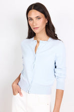 Load image into Gallery viewer, STORIES BE TOLD AUTOGRAPH ICE BLUE SOFT FINE GAUGE CREW NECK CARDIGAN