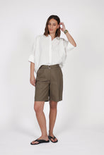 Load image into Gallery viewer, MARLOW AXIS LONGLINE SHORT OLIVE