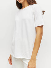 Load image into Gallery viewer, JHL BY JULIETTE HOGAN CREW CASHMERE TEE WHITE