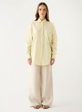 Load image into Gallery viewer, COMING SOON | ESMAEE BAYVIEW STRIPE SHIRT LEMON STRIPE