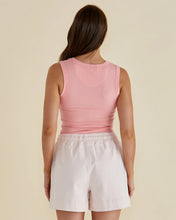 Load image into Gallery viewer, BETTY BASICS FRANCIS RIB TANK PEACH