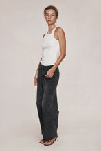 Load image into Gallery viewer, MARLE BORDER JEAN FADED BLACK