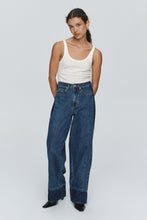 Load image into Gallery viewer, MARLE BORDER JEAN INDIGO/WASHED INDIGO