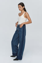 Load image into Gallery viewer, MARLE BORDER JEAN INDIGO/WASHED INDIGO