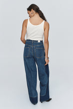Load image into Gallery viewer, MARLE BORDER JEAN INDIGO/WASHED INDIGO
