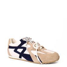 Load image into Gallery viewer, KATHRYN WILSON BELLA SNEAKER STONE/BEIGE/NAVY