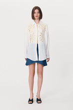 Load image into Gallery viewer, ROWIE THE LABEL BRAIDWOOD LINEN BRODERIE SHIRT
