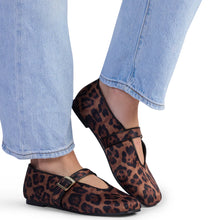 Load image into Gallery viewer, KATHRYN WILSON ISA BALLET LEOPARD SATIN