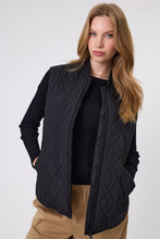 Load image into Gallery viewer, MARLOW COLORADO QUILTED VEST BLACK