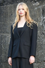 Load image into Gallery viewer, COOP BY TRELISE COOPER BOW TIED BLAZER BLACK