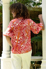 Load image into Gallery viewer, COOP BY TRELISE COOPER PALM BREEZE SHIRT RED & PINK