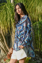 Load image into Gallery viewer, COOP BY TRELISE COOPER TAKE IT EASY SHIRT BLUE ALOHA