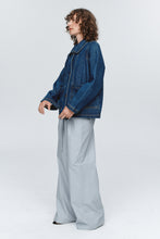 Load image into Gallery viewer, MARLE CROPPED PEA JACKET WASHED INDIGO