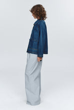 Load image into Gallery viewer, MARLE CROPPED PEA JACKET WASHED INDIGO