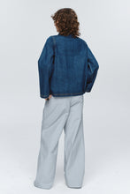 Load image into Gallery viewer, MARLE CROPPED PEA JACKET WASHED INDIGO