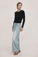 Load image into Gallery viewer, MARLE CROSS STITCH JEAN FADED BLUE