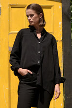 Load image into Gallery viewer, CURATE BY TRELISE COOPER SHIRT AND RESCUE JACKET BLACK