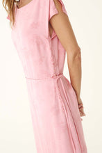 Load image into Gallery viewer, ROWIE CARLA JACQUARD MIDI DRESS PETAL PINK FLORAL