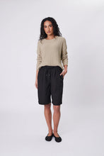 Load image into Gallery viewer, MARLOW CASCADE LONGLINE SHORT BLACK