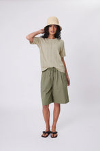 Load image into Gallery viewer, MARLOW CASCADE LONGLINE SHORT LAUREL