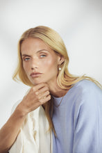 Load image into Gallery viewer, MARLOW LUXE CASHMERE TEE MOONSTONE