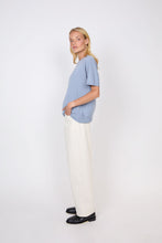 Load image into Gallery viewer, MARLOW LUXE CASHMERE TEE MOONSTONE