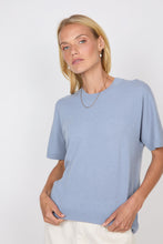 Load image into Gallery viewer, MARLOW LUXE CASHMERE TEE MOONSTONE