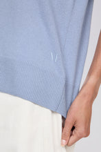 Load image into Gallery viewer, MARLOW LUXE CASHMERE TEE MOONSTONE