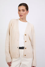 Load image into Gallery viewer, MARLOW CASHMERE V NECK CARDIGAN SHELL