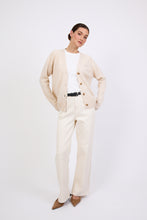 Load image into Gallery viewer, MARLOW CASHMERE V NECK CARDIGAN SHELL