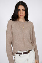 Load image into Gallery viewer, MARLOW CELESTE CREW KNIT CAMEL