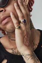 Load image into Gallery viewer, STOLEN GIRLFRIENDS CLUB GOLD BABY CLAW RING AMETHYST