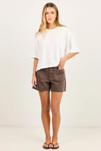Load image into Gallery viewer, STORIES BE TOLD SIGNIFICANT MOCHA POCKET FRONT SHORTS