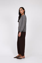 Load image into Gallery viewer, MARLOW COLLAGE KNIT CARDIGAN JAVA STRIPE