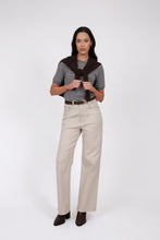 Load image into Gallery viewer, MARLOW COLLAGE KNIT TEE JAVA STRIPE