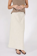 Load image into Gallery viewer, MARLOW COMO LINEN BIAS SKIRT NATURAL