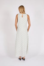 Load image into Gallery viewer, MARLOW COMO LINEN DRESS COASTAL STRIPE