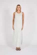Load image into Gallery viewer, MARLOW COMO LINEN DRESS COASTAL STRIPE